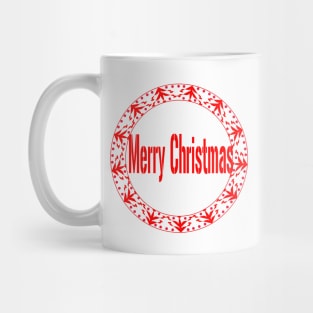 Merry and Bright Wreath Mug